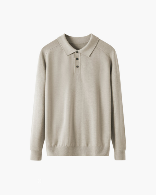 100% Premium Wool Polo - Imagem 1