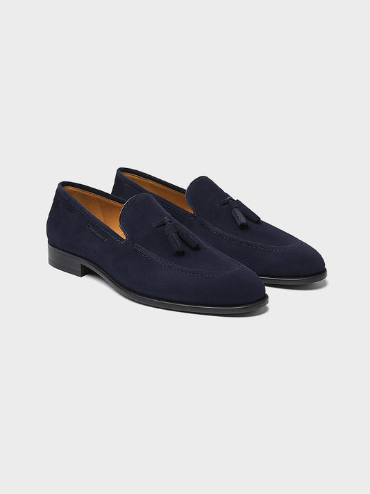 Tassel Suede Loafers - Imagem 1