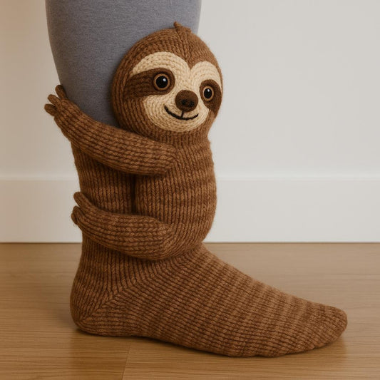 Animal Cozy Knit Socks - Imagem 1