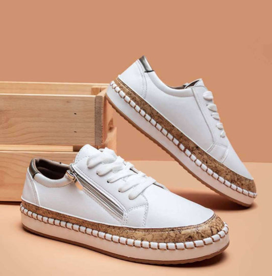 Astrid Vulcanized Leather Sneaker - Imagem 1