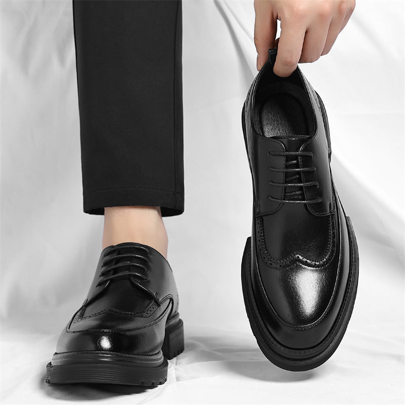 Belluno Genuine Leather Dress Shoes - Imagem 10