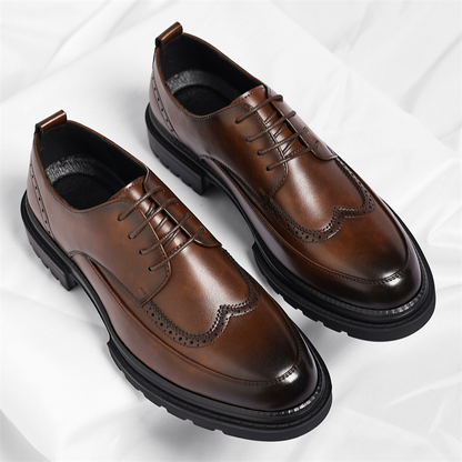 Belluno Genuine Leather Dress Shoes - Imagem 3