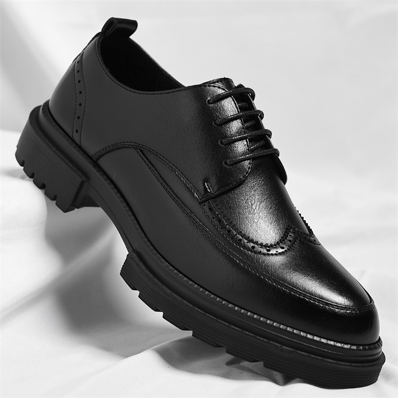 Belluno Genuine Leather Dress Shoes - Imagem 6