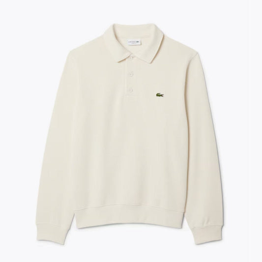 LC Ribbed Cotton Polo Collar Sweatshirt - Imagem 1