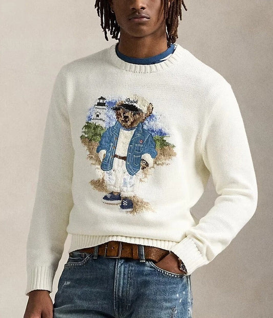 RL Sweater | Blue Polo Bear - Imagem 1