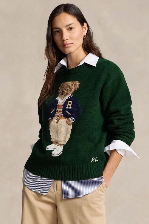 RL Sweater | Polo Bear Green - Imagem 1