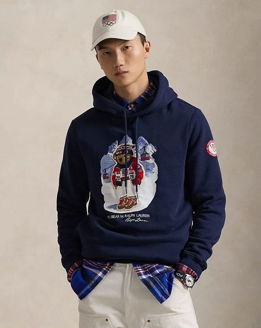 RL Team USA Polo Bear Hoodie - Imagem 1