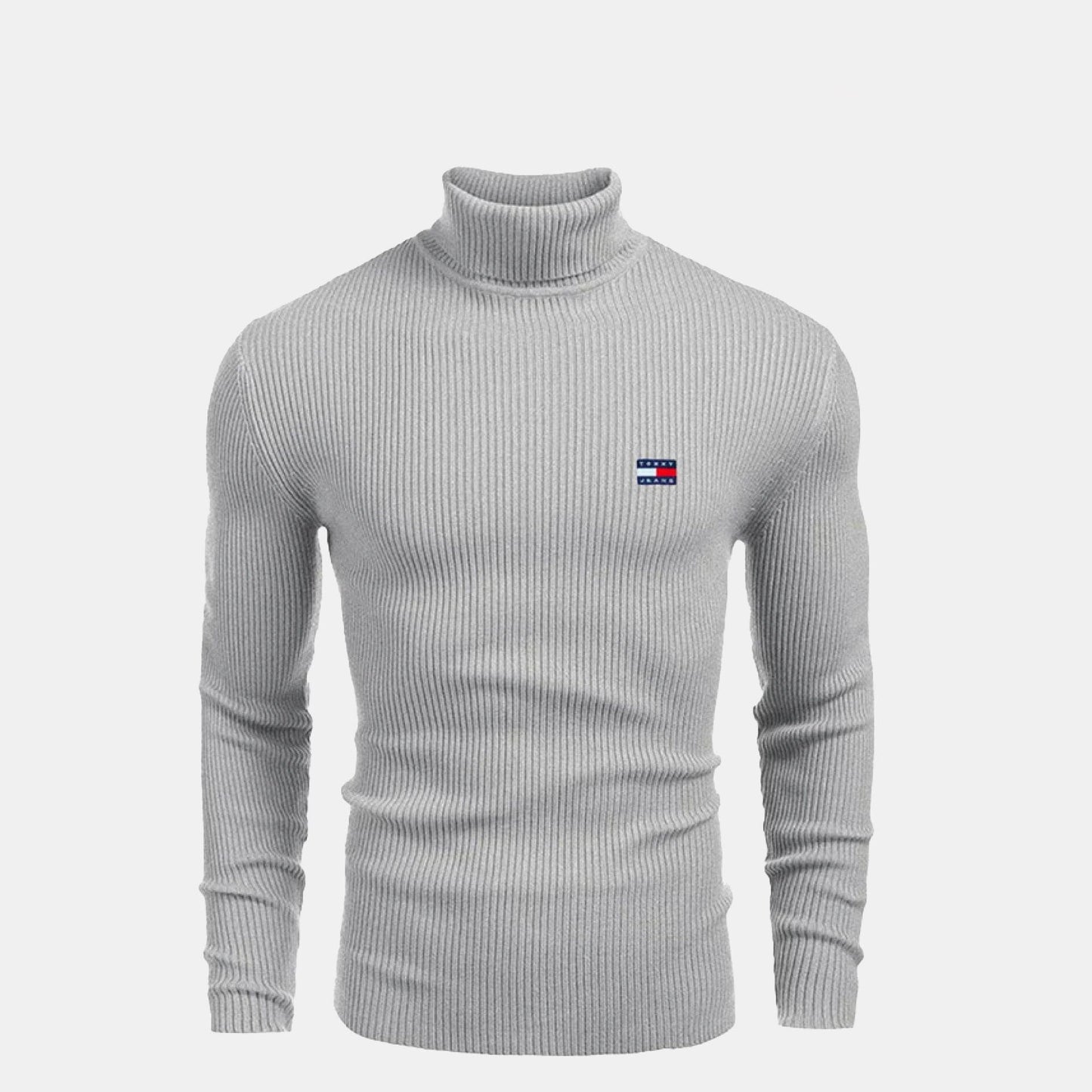 TH Turtleneck Cable-Knit Wool Sweater - Imagem 4