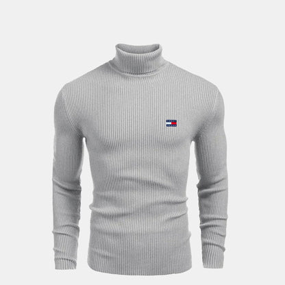 TH Turtleneck Cable-Knit Wool Sweater - Imagem 4