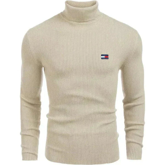 TH Turtleneck Classic Knit Sweater - Imagem 1