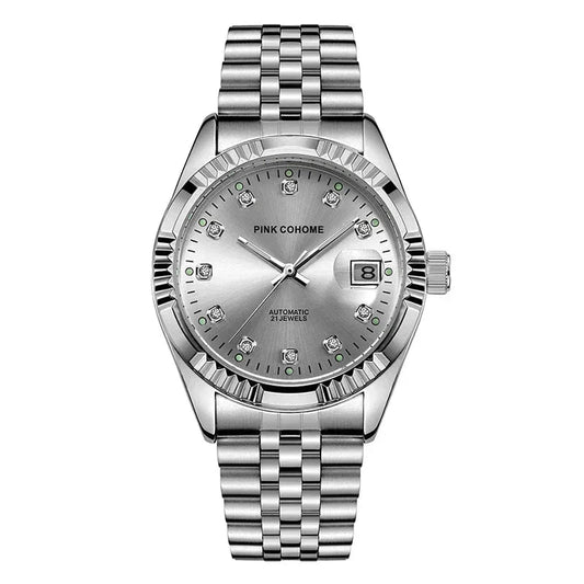 POEDAGAR Watch Pink Cohome Automatic - Imagem 1